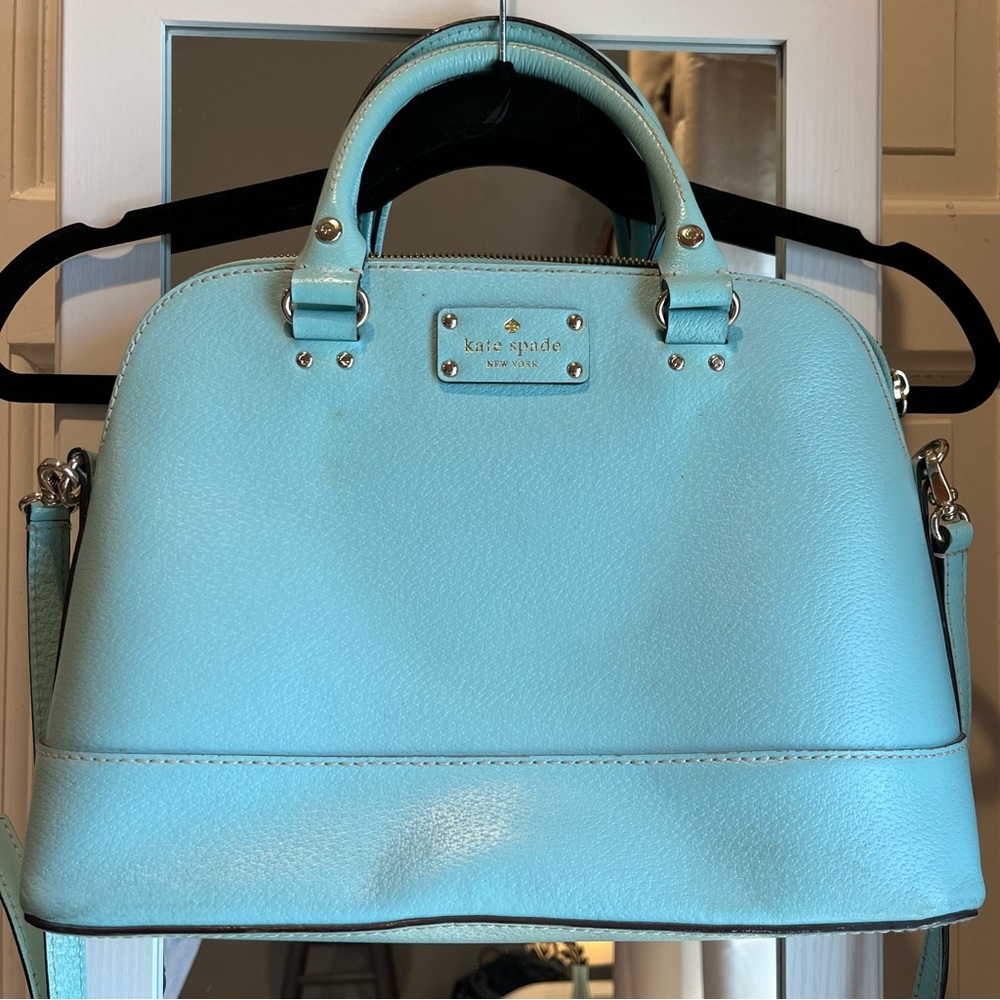 Kate Spade New York Large Wellesley Rachelle Purse in Turquoise